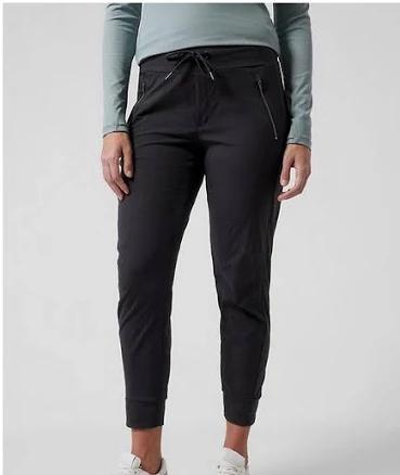 Athleta Trekkie North Jogger Black Sz 4 Petite 4p Pant Ripstop Hike