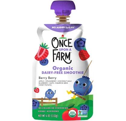 Berry Berry Dairy-Free Smoothie - 16 Pack by Once Upon A Farm