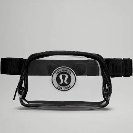 lululemon Everywhere Belt Bag 1L Clear Size: One Size Black