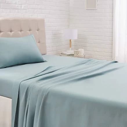 Amazon Basics Lightweight Super Soft Easy Care Microfiber Bed Sheet Set