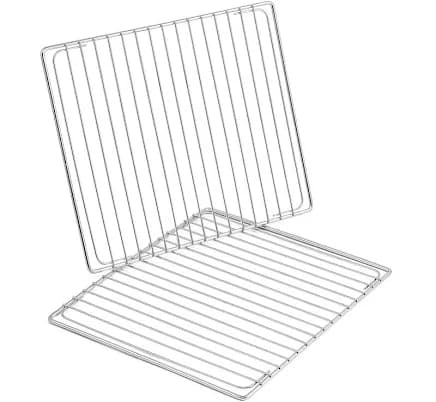 Atgestore 2 Pcs 304 Stainless Steel Oven Rack Replacement for Breville Smart Oven Parts BOV800XL Pro BOV845BSS Plus BOV810BSS Breville Toaster Oven