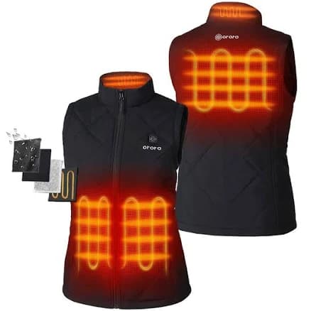 Women Ororo Quilted Heated Vest for