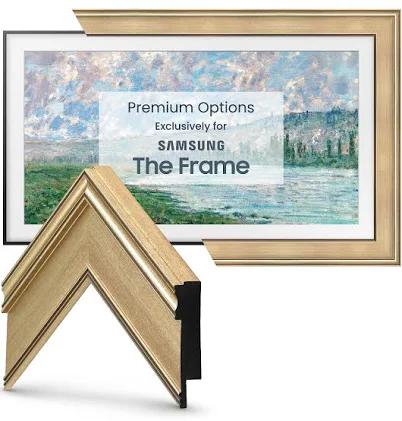 Deco TV Frames 32" Champagne Frame for Samsung The Frame TV (2021-2023)