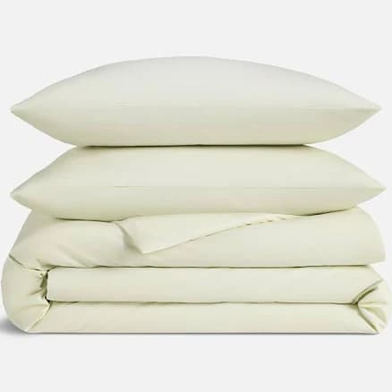 Cooling Cotton Percale Duvet Set size Full/Queen in Meadow by Brooklinen | Best Cooling Sheets for Hot Sleepers