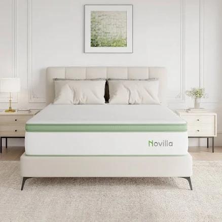 Novilla 14 Hybrid Memory Foam/Coil Blend Mattress in a Box LW-N-M02044-14