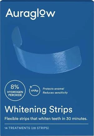 Auraglow Sensitive Whitening Strips