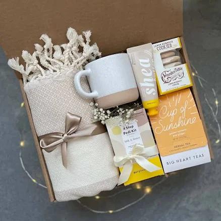 Spa Gift Box for Women with Personalized Card | Any Occasion Pampering Hygge Gift Box for Her Get well soon