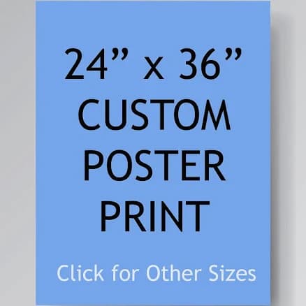 Pera Print - Upload Your Image or Photo - Custom Personalized Photo to Poster Printing, Wall Art Prints (24 x 36 inches) 24x36