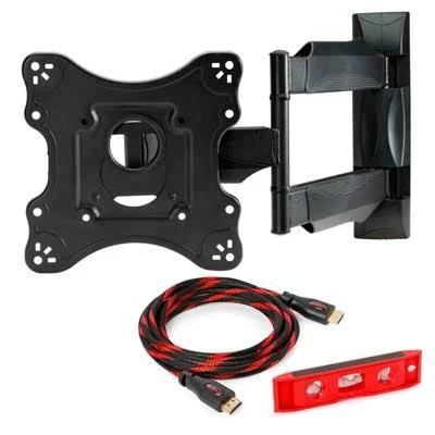 Mount Factory Full Motion Articulating Swivel TV Wall Mount Bracket