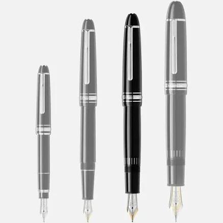 MONTBLANC MEISTERSTÜCK 146 PLATINUM-COATED LEGRAND FOUNTAIN PEN-BLACK Medium