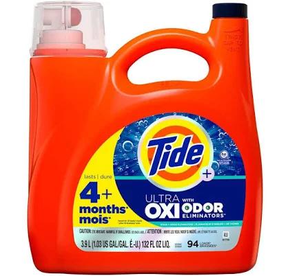 Tide Ultra Oxi with Odor Eliminators Liquid Laundry Detergent