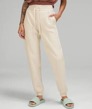 Lululemon On The Move Scuba High-Rise Full Length Cotton-blend Fleece Jogger Pants