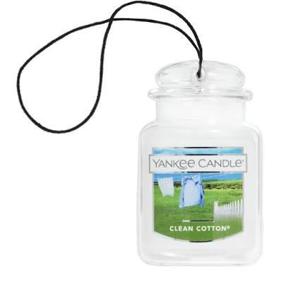 Yankee Candle Clean Cotton Car Jar Air Freshener