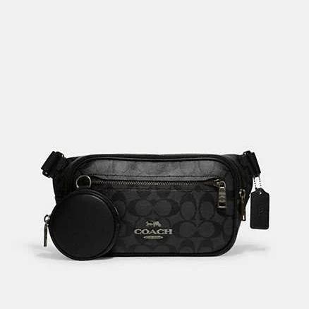 Coach Signature Canvas Belt Bag