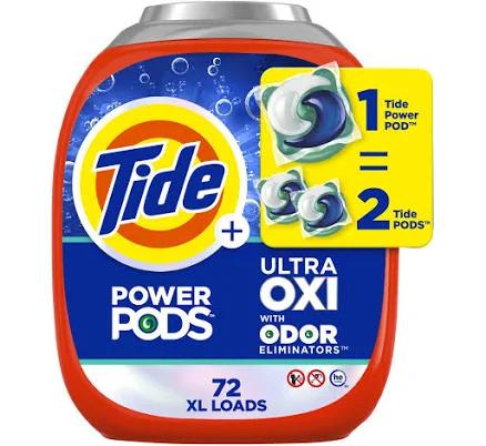 Tide Pods Ultra OXI Laundry Detergent Pacs, 72 ct.