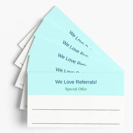 Custom Ultra Thick Business Cards | 50 qty | VistaPrint | Design: Blue, Back Sides, Additional Designs