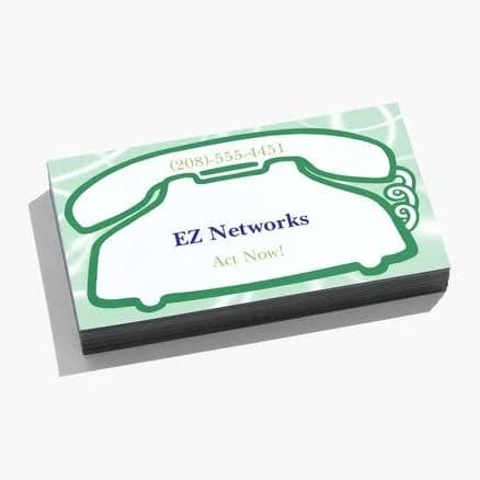 Custom Magnetic Business Cards | 25 qty | VistaPrint | Design: White, Industry, Marketing & Communications