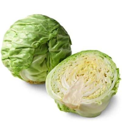 Organic Green Cabbage Wrapped lb