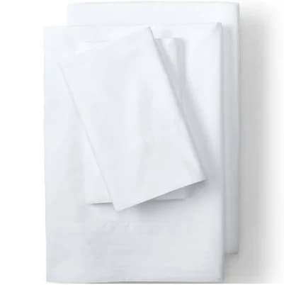 Lands' End Essential Garment Washed Cotton Bed Sheet Set
