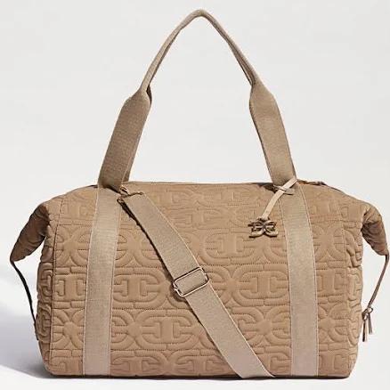 Sam Edelman Ethyl Nylon Embossed Weekender Duffle Bag