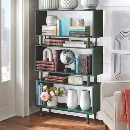 Simple Living Margo Mid-Century Modern 3-tier Bookshelf