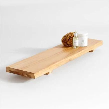 Crate & Barrel Wooden Bath Tray