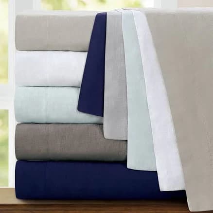 ECHelon Home Washed Belgian Linen Pillow Cases (Set of 2)