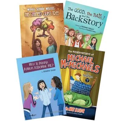 Gift Set of 4 Chapter Books for Children Ages 9-14