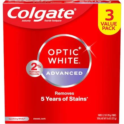 Colgate Optic White Advanced Teeth Whitening Toothpaste