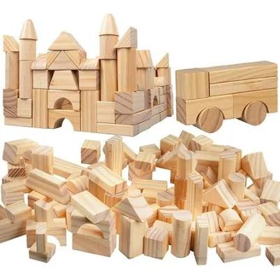 Right Track Toys Wooden Building Block Set