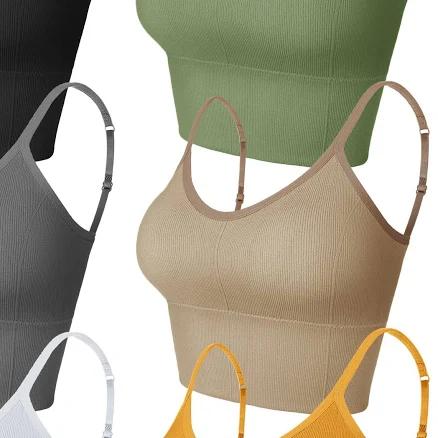 Women's Bralettes with Support Crop Tank Top