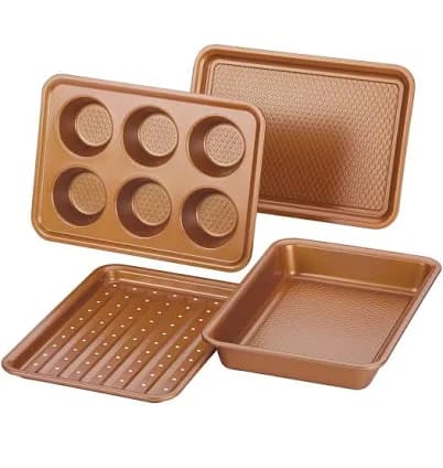 Ayesha Curry 4-Piece Toaster Oven Baking Set