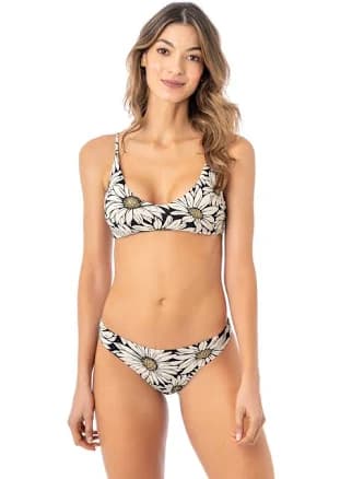Maaji Women's Daisy Floral Sporty Bralette Bikini Top