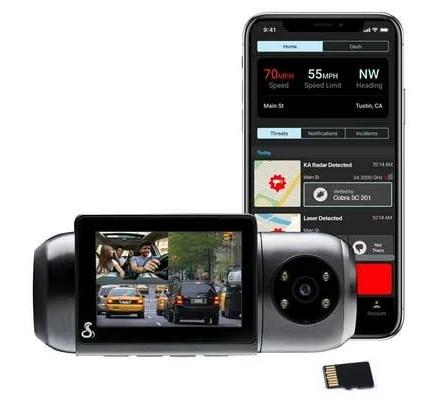 Cobra Dual-View Smart Dash Cam