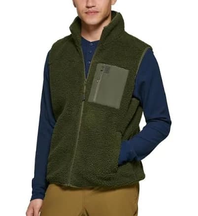 Bass Outdoor Men's Coastal Fleece Full-Zip Vest