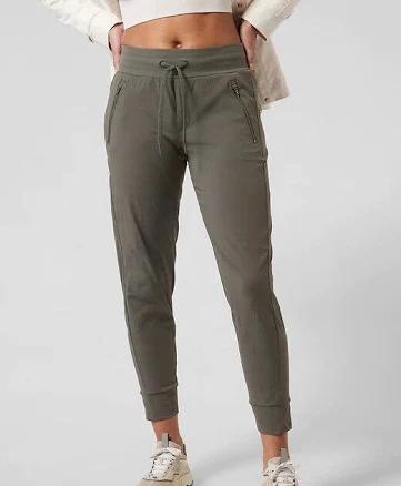 Athleta Trekkie North Jogger-mountain Olive-nwt-plus Size 24