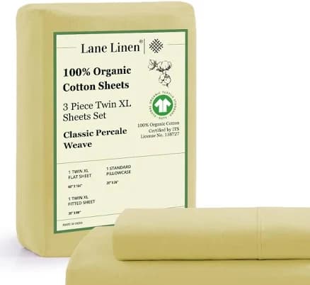 LANE LINEN 100% Organic Cotton Set Sheets