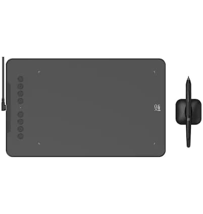 Drawing Tablet-Xppen Deco 01 V2 10x6.25 Inch Graphics Tablet Digital Drawing Tablet for Chromebook