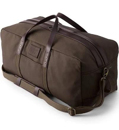 Lands' End Waxed Canvas Travel Duffle Bag