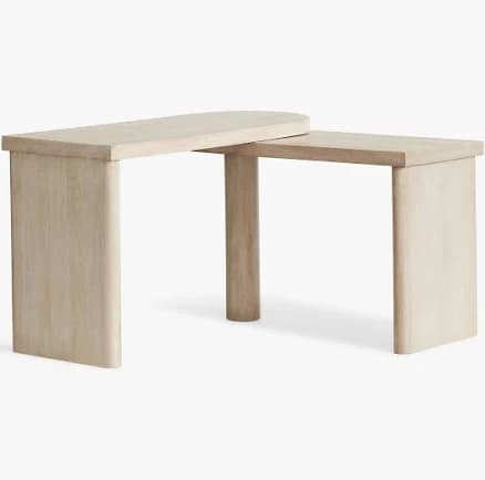 Pottery Barn Cayman L-Shape Rotating Desk
