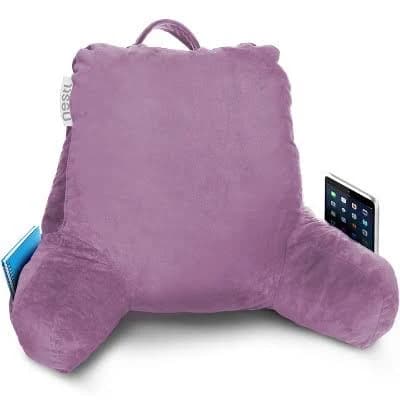 Nestl Shredded Memory Foam Reading Backrest Pillow