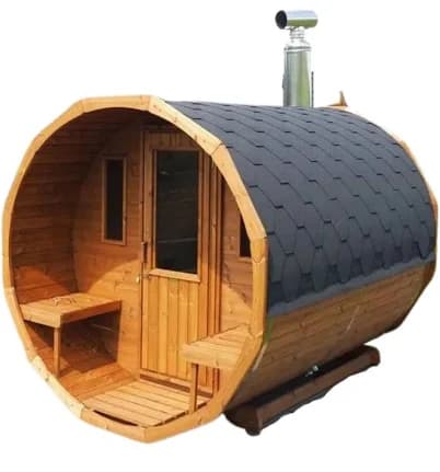 Cedar Sauna with Changing Room Electric 8kw-WiFi / 8 Pers