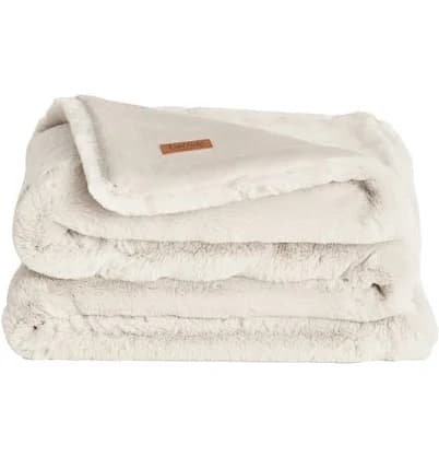 UnHide Marshmallow Medium Faux Fur Blanket