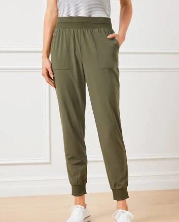 Women's Talbots Lightweight Woven Stretch Jogger Pants