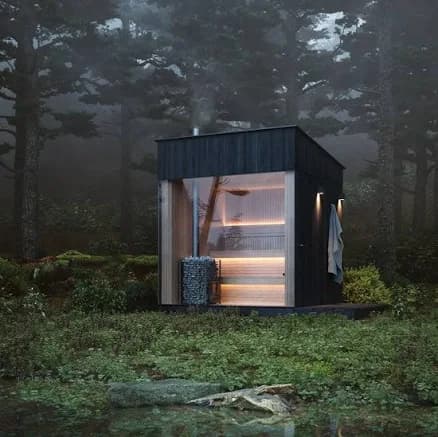 Healthlighten Heal Customizable Outdoor Sauna, 2-8 Person, Tailor Your Own Red Cedar Wellness Retreat