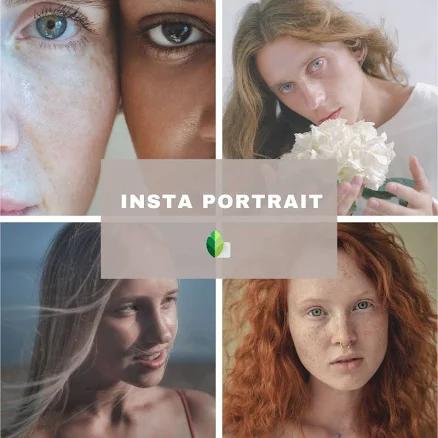 10 Insta Portrait Snapseed Presets, Handmade, Original, One-click and Easy To Use, Photo Presets, Mobile Presets