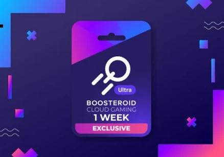 Boosteroid Cloud Gaming 1 Week Ultra Global - PC - Digital Activation Key