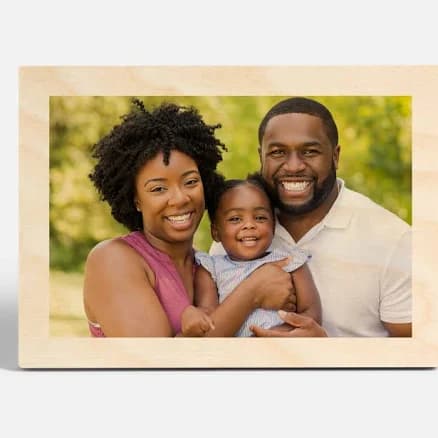 Custom Tabletop Wood Prints | No Min. Qty | 5" x 7" | VistaPrint