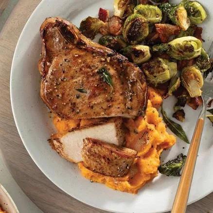 Omaha Steaks Bone-In Duroc Pork Rib Chops