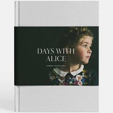 Hardcover Photo Book | Artifact Uprising | 8.25" x 11" Rectangle | Smoke Gray Linen Fabric | Photo Dust Jacket | Premium Photo Albums